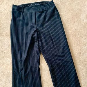 Black Pin Stripe Dress Pants